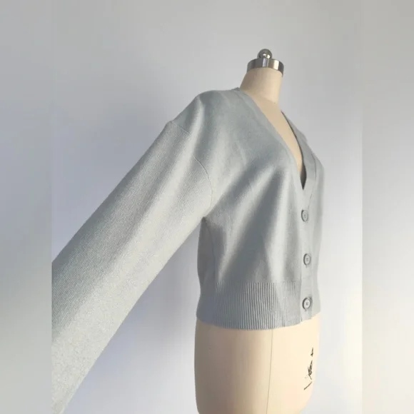 NWT EXPRESS GRAY RELAXED DOLMAN SLEEVE CARDIGAN - Picture 4 of 7